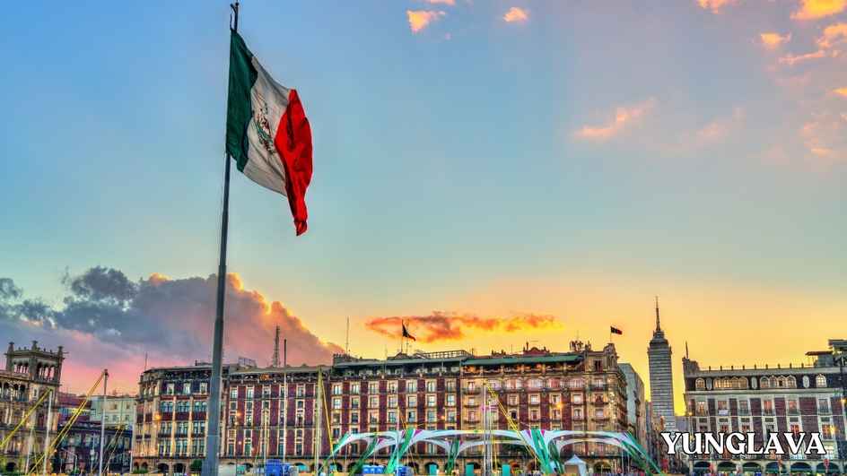 Constitution Square in Mexico City