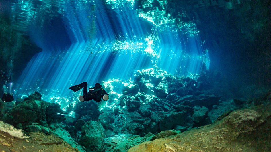 Mexico’s underwater caves