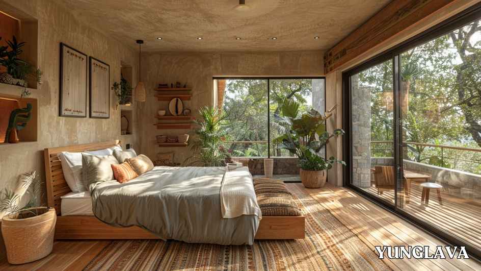 A Beautiful Bedroom, Property in Mexico: Modern Interior Design